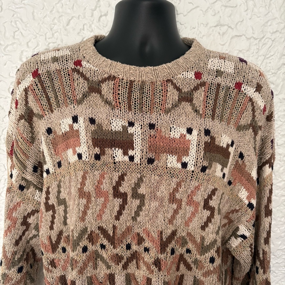 Vintage Barry Bricken Sweater Large Silk Blend - Picture 3 of 5